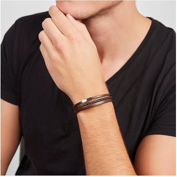 Fossil Мъжка гривна Fossil VINTAGE CASUAL - JF03323040 (JF03323040)