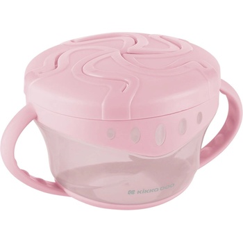 KikkaBoo Купа за снак KikkaBoo - Snack me up, 300 ml, розова (31302030083)