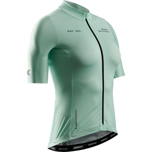 X-Bionic Дамска фланелка с къс ръкав за колоездене X-Bionic Women's Corefusion Ride Jersey S/S Cycling jersey - Digital Lime (156-2322-0414)