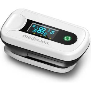 Medisana Медицински пулсоксиметър Medisana Pulse Oximeter PM 180, Уред за измерване нивото на кислород в кръвта и сърдечния пулс, Германия (79493)