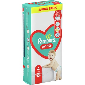 Pampers Бебешки пелени гащи Pampers 4, 52 броя (1007000193)
