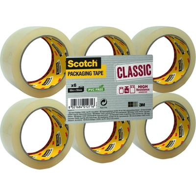 Scotch Balicí páska pevná, čirá, 50 mm x 66 m