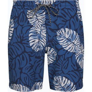 Hurley Мъжки плажни шорти Hurley Dypsis Leaves Volley Swim Short Navy
