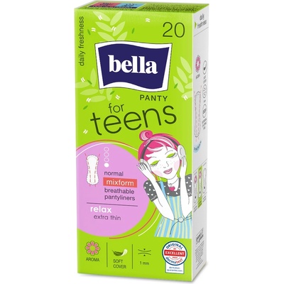Bella For Teens Ежедневни дамски превръзки Relax, 20 броя