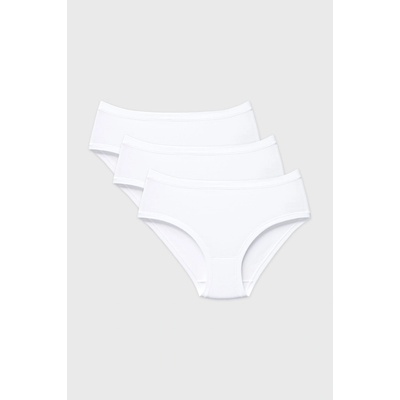 COTONELLA 3PACK Klasické nohavičky Paola biela