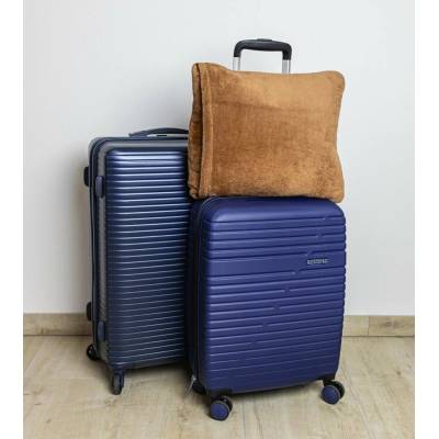 Polášek Cestovní mikroflanel 100% polyester Hnědá deka 120x160
