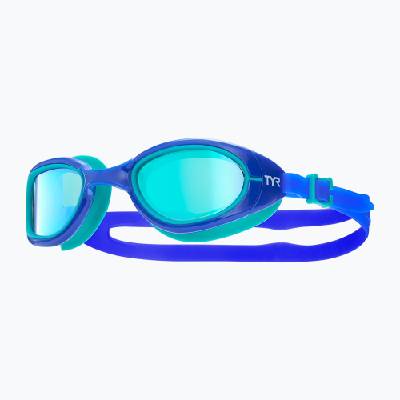 Очила за плуване TYR Special Ops 2.0 Mirrored royal / aqua
