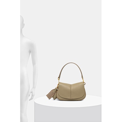 Gianni Chiarini чанта crossbody дамска от кожа HELENA ROUND (BS.11088.TKL)