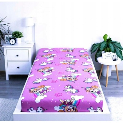Jerry Fabrics Prostěradlo Paw Patrol PP354 Bavlna 90x200