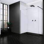 Radaway Modo New II душ кабина, черно-прозрачна, 160 см, закалено стъкло 8 мм (389164-54-01)