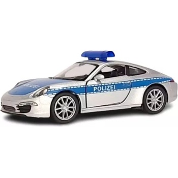 Welly Полицейска кола Porsche 911 Carrera S, Welly CityDuty, мащаб 1: 34 (49720D-POR)