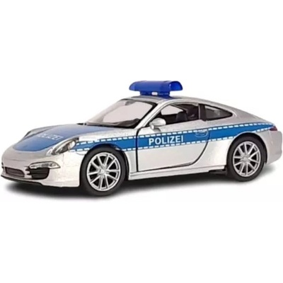 Welly Полицейска кола Porsche 911 Carrera S, Welly CityDuty, мащаб 1: 34 (49720D-POR)