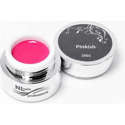 NL nails professional Uv Led barevný gel pink ish 5ml