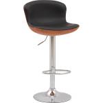 Bogdan Furniture Europe Бар стол Н-129 черно/кафяво/хром