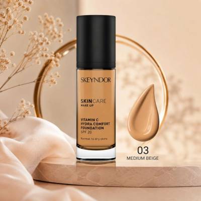Skeyndor Skincare hydratační make-up 03 SPF20 s vitamínem C 30 ml