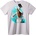 NOONEBRAND Тениска елегантна жена в бяла рокля - 7XL, White