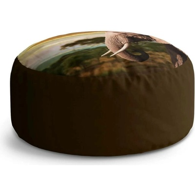 Sablio Taburet Circle Slon z profilu: 38x48 cm