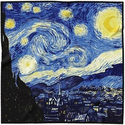 Bavlissimo šátky se známými obrazy od Vincenta Van Gogha Hvězdná noc
