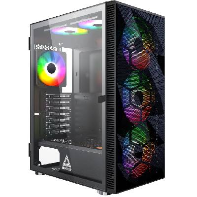 GAMEPC HERNÍ PC AMD RYZEN 5 4500, AMD RX 5700XT 8 GB, 16/32 GB DDR4 RAM, 1 TB M.2 NVME SSD, WINDOWS 11 Barva skříně: Černá