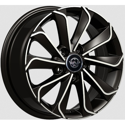 WSP WD003 CORINTO AUDI 6,5x16 5x112 ET46 gloss black polished