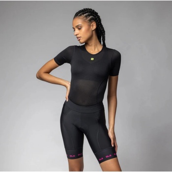 Alé krátke bez trakov PR-E Strada 2.0 čierna/ružová