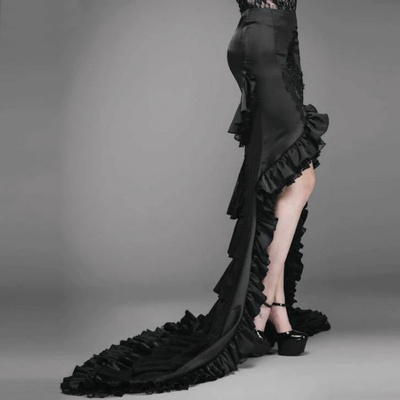 Devil Fashion sukňa Bloodhail Gothic Waterfall
