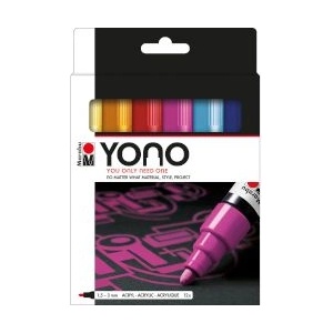 Marabu Акрилен маркер Yono 12 цвят