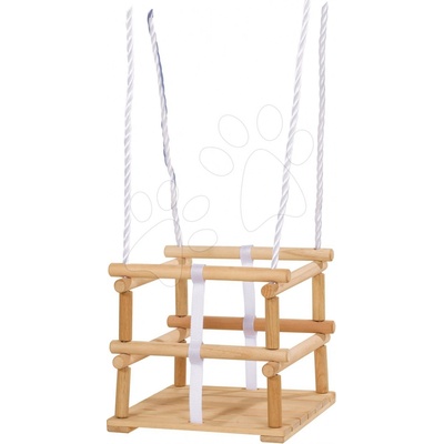 Wooden Baby Swing Outdoor Eichhorn přírodní 140–210 cm