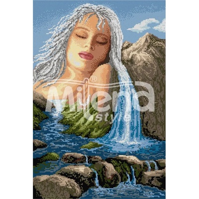 Milena Style Водна фея - гоблен със схема конци Ariadna 1: 4