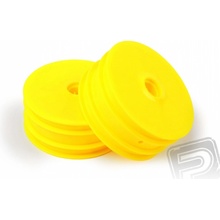 Team Durango 2WD WHEEL RIM FRONT: YELLOW 2 ks