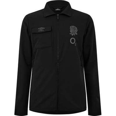 Umbro Яке Umbro Men's England Rugby Presentation Long Sleeve Half Zip 2024 Jacket - Black