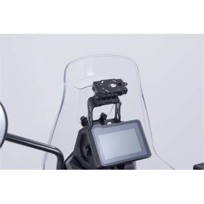 SW MOTECH GPS mount for cockpit Black. KTM 250 Adv, 390 Adv (25-)
