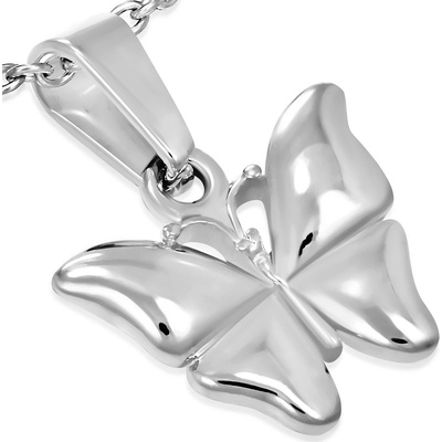 Ocelový přívěsek motýl GPPP128