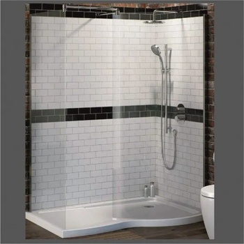 Inter Ceramic Душ кабина ICS 7513R "WALK IN", 140x90x190см, 6мм (7513R)