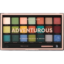 Profusion, Paleta očných tieňov Adventurous Palette 21 očných tieňov so štetcom