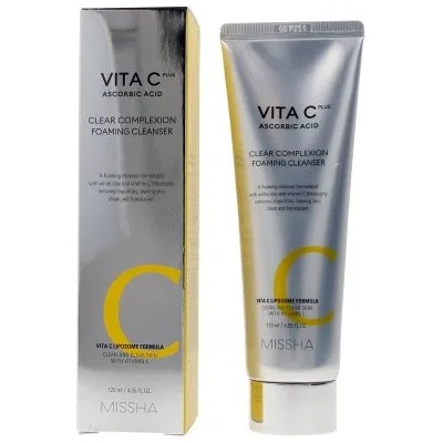 Missha Vita C Clear Complexion Foaming Cleanser - Почистваща пяна за лице 120мл