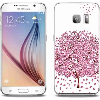Pouzdro mmCase Gelové Samsung Galaxy S6 Edge - kreslený strom s listy – Zbozi.Blesk.cz