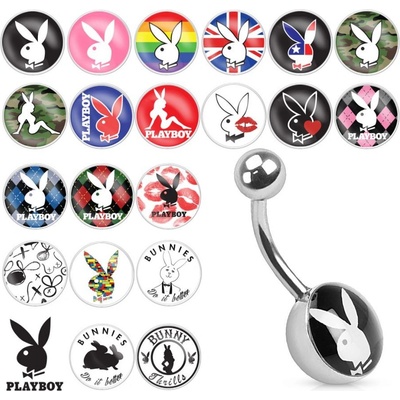 Marre piercing do pupíku Playboy HWPBNS01