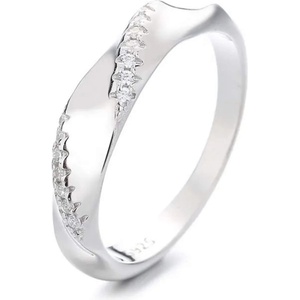Silenti Jewelry Сребърен пръстен "Въздействие" - 9 - 59.5мм (19.1мм диам. )