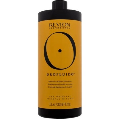 Revlon Orofluido Radiance Argan Shampoo 1000 ml шампоан с арганово масло за всеки тип коса за жени