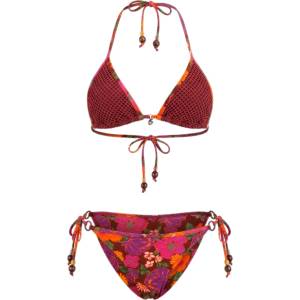 Banana Moon Дамски комплект бикини Banana Moon Women's Mundoioka Tangotide Bikini - Acajou - размер 38 (FR) (150-6119-0113)