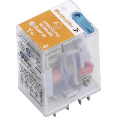 Weidmüller CRM40012T průmyslové relé , 12 V/DC, 7 A, 4 přepínací kontakty, 10 ks