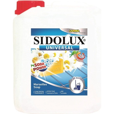 Sidolux Universal Soda Power univerzálny umývací prostriedok Marseilské mydlo 5 l