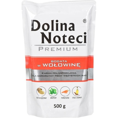 Dolina Noteci Premium s vysokým obsahom hovädzieho mäsa 500 g