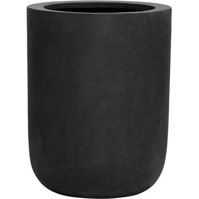 Pottery Pots květináč Dice L Black Natural Fiberstone 34 x 44 cm