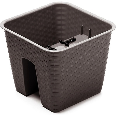 Prosperplast RATOLLA Truhlík 27,2x27,2x22,5 cm umbra