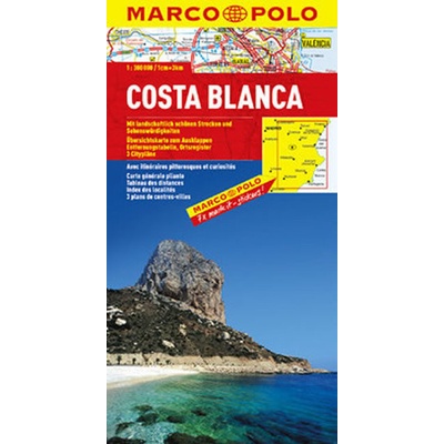 Costa Blanca mapa