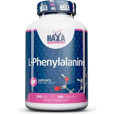 Haya Labs Аминокиселина HAYA LABS L-Phenylalanine 500mg, 100 капс