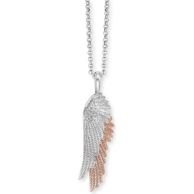 Engelsrufer Anjelský strieborný bicolor náhrdelník wingduo ERN-WINGDUO-BIR