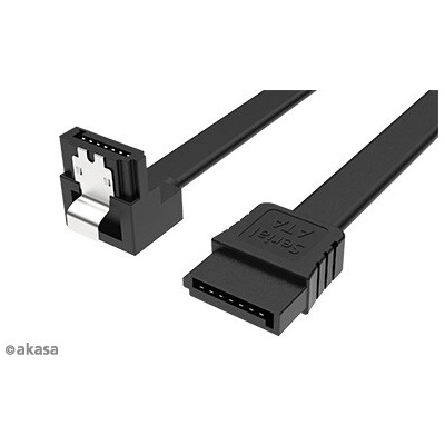 AKASA - Proslim SATA kabel 90° - 50 cm AK-CBSA09-05BK Akasa